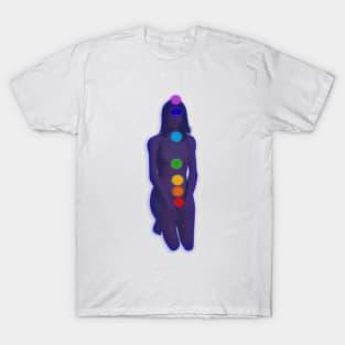 Chakra Mediation-Blue T-Shirt